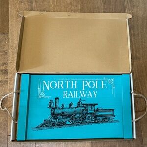Christmas North Pole Railway Wall Art